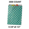 Small Dots Packaging Bags Ample 6 3/8" x 8 1/2"