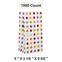 Dot Patterned Sos Food Bags 5'' X 3 1/8'' X 9 5/8''