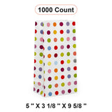Dot Patterned Sos Food Bags 5'' X 3 1/8'' X 9 5/8''