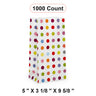 Dot Patterned Sos Food Bags 5'' X 3 1/8'' X 9 5/8''