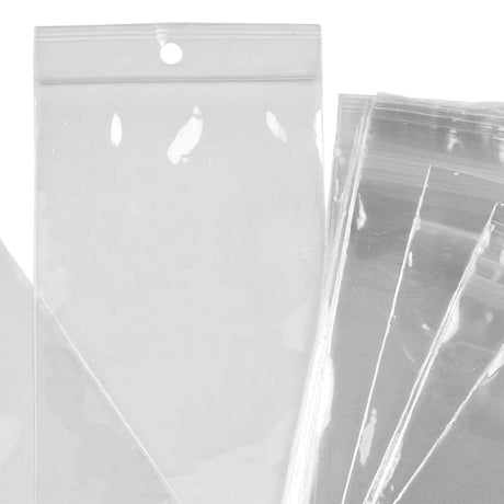 Reclosable Cello Storage Bag with Hang Hole 3" x 5"