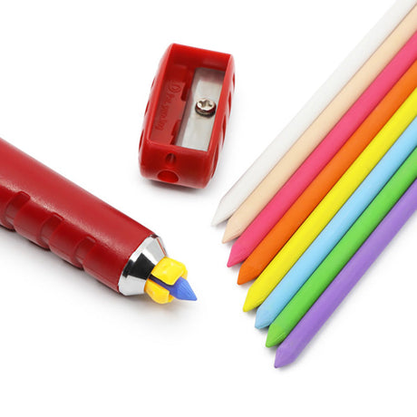 Dritz Chalk Pen Holder and Cartridge Set with Sharpener - Assorted Colors