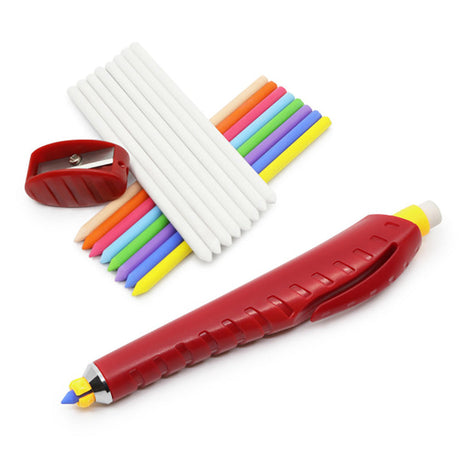 Dritz Chalk Pen Holder and Cartridge Set with Sharpener - Assorted Colors