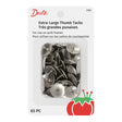 Dritz Extra-Large Thumb Tacks - Silver - 65ct