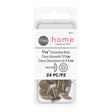 Dritz Home Decorative Nails, Daisy - 7/16" Antique Brass - 24 PC