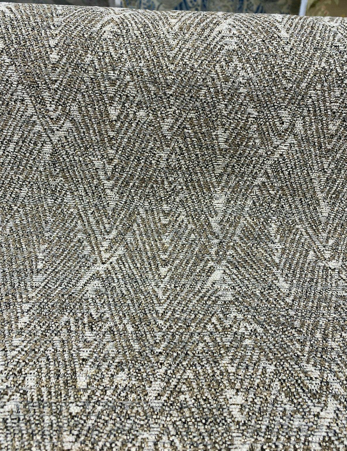 Diamond Ball Antique Dove Chenille Upholstery Fabric - Beige, Woven Chenille, 54" Width, 4" Horizontal Repeat, 8" Vertical Repeat (1 Yard)
