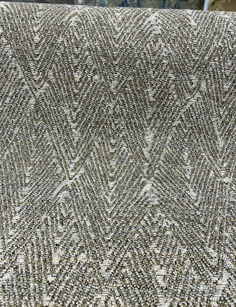 Diamond Ball Antique Dove Chenille Upholstery Fabric - Beige, Woven Chenille, 54" Width, 4" Horizontal Repeat, 8" Vertical Repeat (1 Yard)