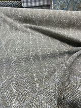 Diamond Ball Antique Dove Chenille Upholstery Fabric - Beige, Woven Chenille, 54" Width, 4" Horizontal Repeat, 8" Vertical Repeat (1 Yard)
