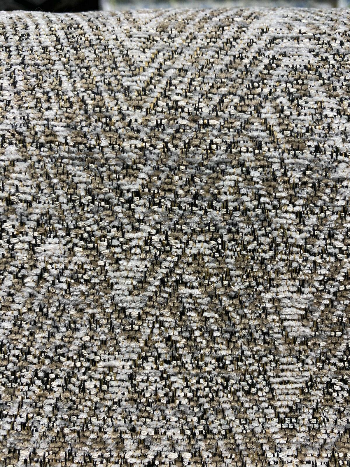 Diamond Ball Antique Dove Chenille Upholstery Fabric - Beige, Woven Chenille, 54" Width, 4" Horizontal Repeat, 8" Vertical Repeat (1 Yard)