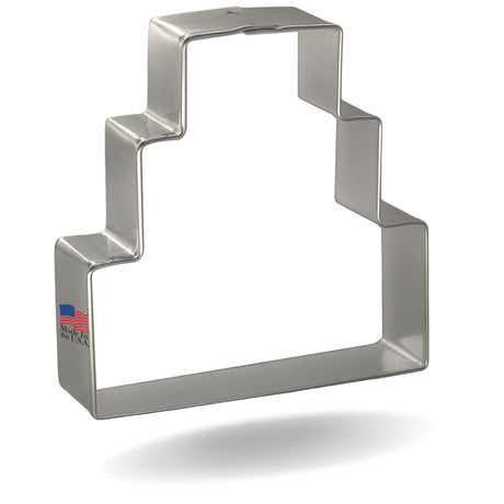 Three Layer Cake Cookie Cutter 3.5 in B1647