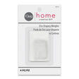Dritz Home Zinc Drapery Weights - White - 4 pc