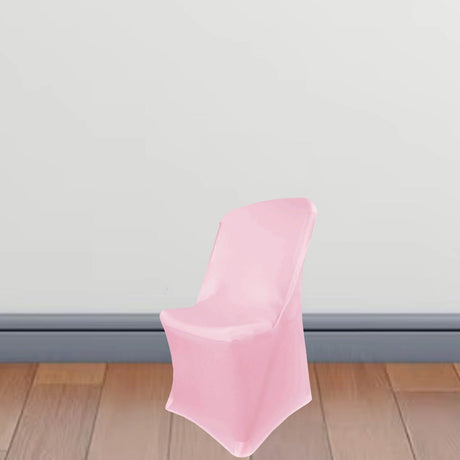 1 Pieza Funda Rosa Elástica de Spandex para Silla Plegable Lifetime Duradera y Lavable a Máquina