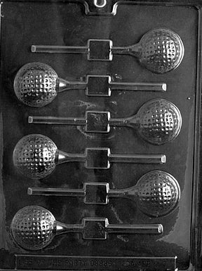 Golf Ball Lolly Chocolate Mold - LPS071