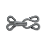 Prym Fur Hooks & Eyes - Gray Fabric Covered - 3 Sets