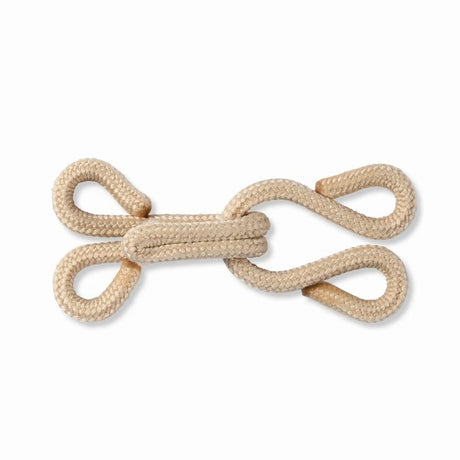 Prym Fur Hooks & Eyes - Light Beige Fabric Covered - 3 Sets