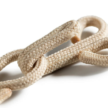 Prym Fur Hooks & Eyes - Light Beige Fabric Covered - 3 Sets