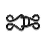 Prym Corset Hooks & Eyes - Black Brass Size 13 - 6 Sets