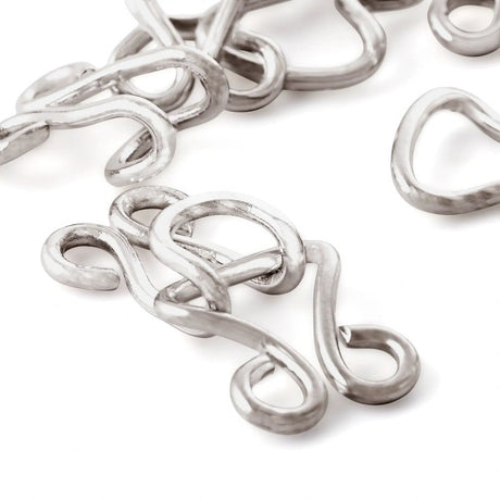 Prym Corset Hooks & Eyes - Silver Size 13 - 6 Sets