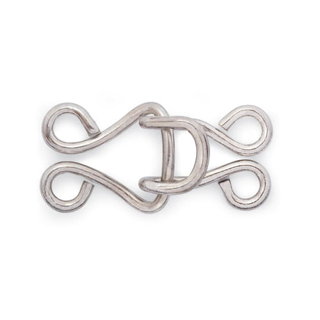 Prym Corset Hooks & Eyes - Silver Size 13 - 6 Sets