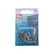 Prym Hooks & Eyes - Silver Size 3 - 12 Sets