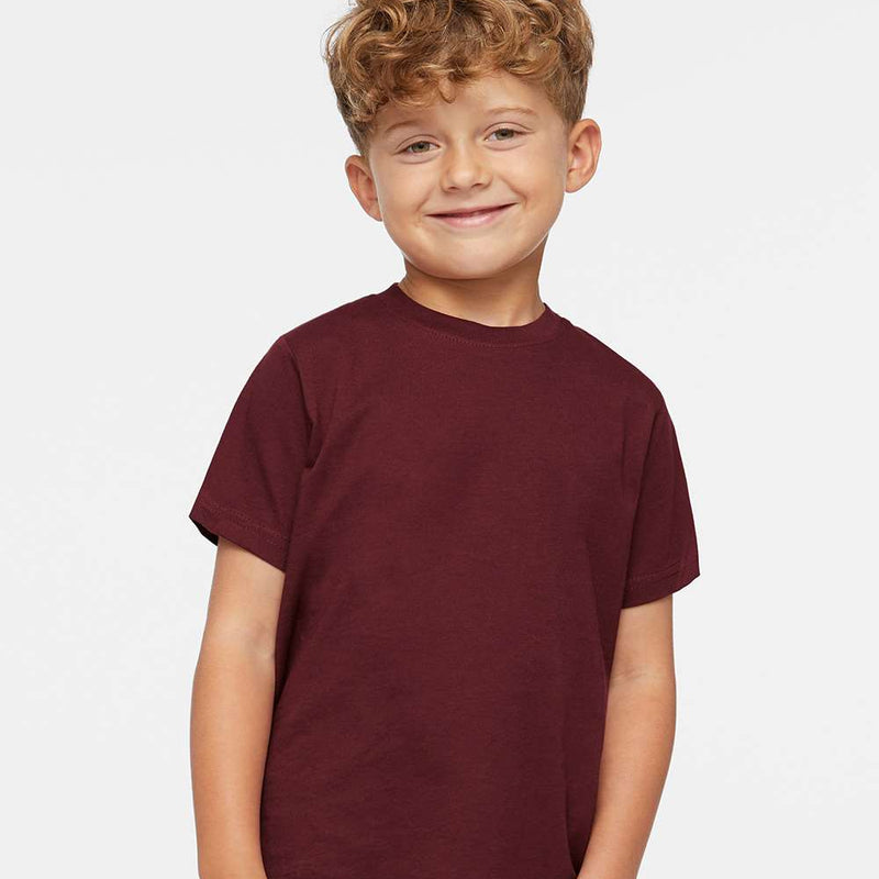 RADYAN® Toddler Fine Jersey Crew Neck Short Sleeve Tee
