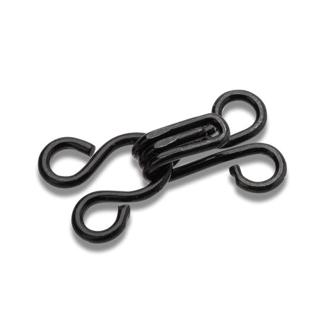Prym Hooks & Eyes - Black Size 1 - 12 Sets