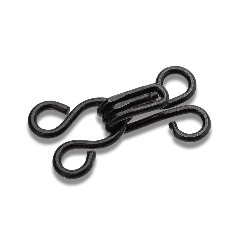 Prym Hooks & Eyes - Black Size 2 - 12 Sets
