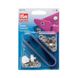 Prym Jersey Press Fasteners and Tools - Silver Capped 12mm - 6pc