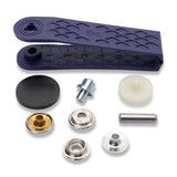 Prym Sport & Camping Press Fasteners and Tools - Silver 15mm - 10pc