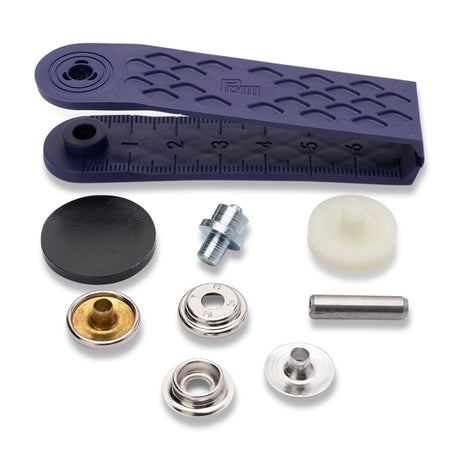 Prym Sport & Camping Press Fasteners and Tools - Silver 15mm - 10pc
