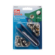 Prym Sport & Camping Press Fasteners and Tools - Silver 15mm - 10pc