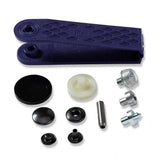 Prym Anorak Press Fasteners with Tools - Oxidized Black 15mm - 10pc