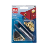 Prym Anorak Press Fasteners with Tools - Gold 15mm - 10pc