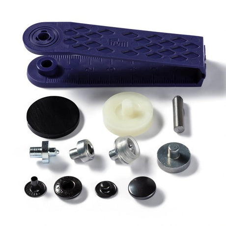 Prym Anorak Press Fasteners with Tools - Oxidized Black 12mm - 10pc