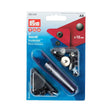 Prym Anorak Press Fasteners with Tools - Oxidized Black 12mm - 10pc