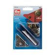 Prym Anorak Press Fasteners with Tools - Antique Brass 20mm - 6pc