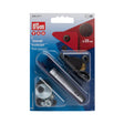 Prym Anorak Press Fasteners with Tools - Matte Oxidized Black 20mm - 6pc