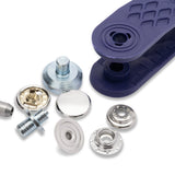 Prym Sport Mini Press Fasteners with Tools - Oxidized Black 13mm - 10pc