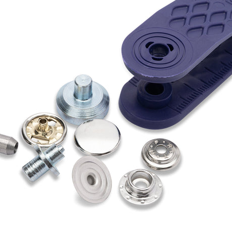 Prym Sport Mini Press Fasteners with Tools - Oxidized Black 13mm - 10pc
