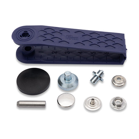 Prym Sport Mini Press Fasteners with Tools - Oxidized Black 13mm - 10pc