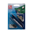 Prym Sport Mini Press Fasteners with Tools - Oxidized Black 13mm - 10pc