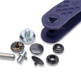 Prym Sport Mini Press Fasteners with Tools - Silver 13mm - 10pc