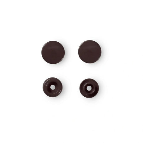 Prym Color Snaps - Dark Brown 12.4mm - 30pc