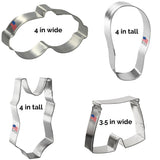 Pool Set Cookie Cutter 4 Pc Set HS0558