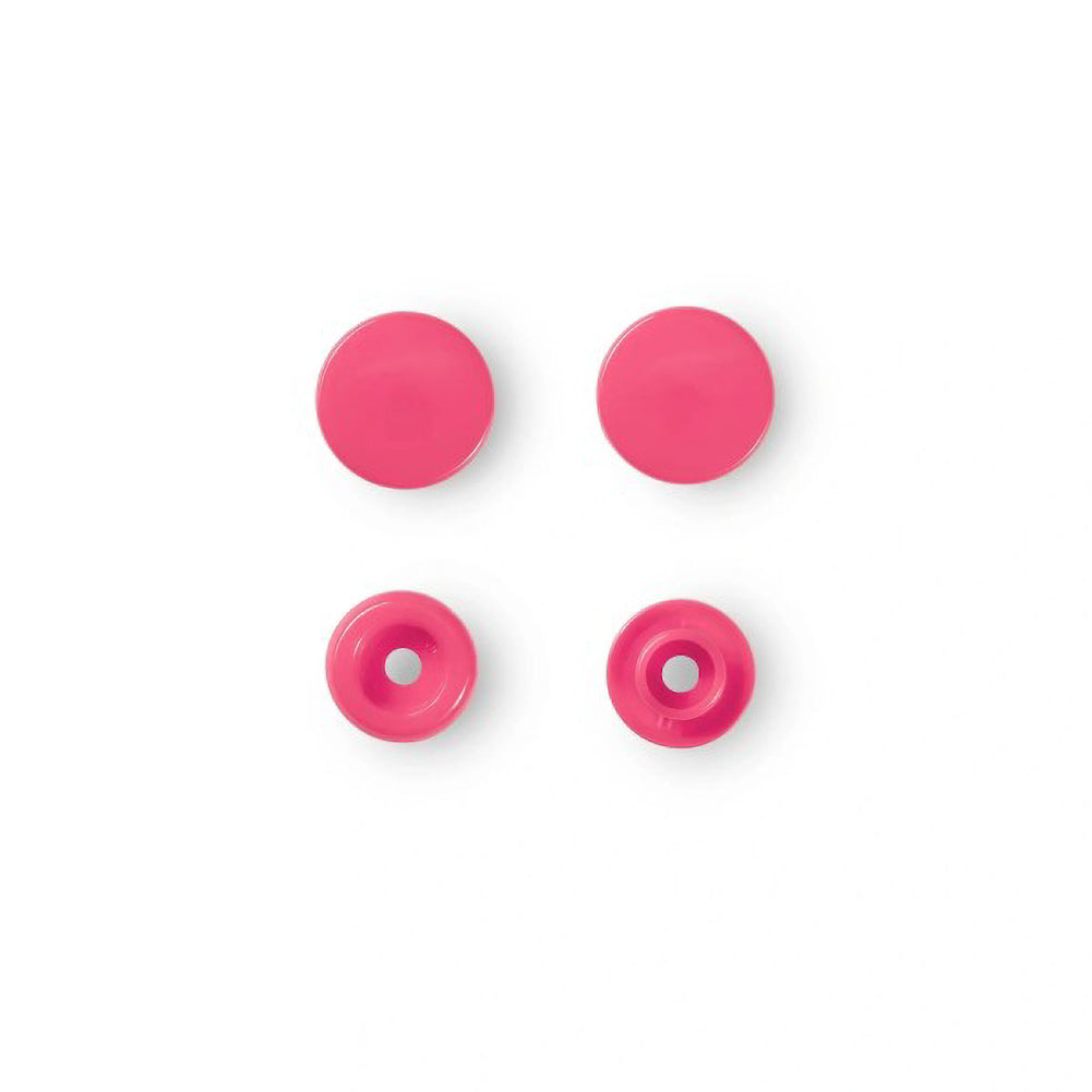 Prym Color Snaps - Raspberry Pink 12.4mm - 30pc