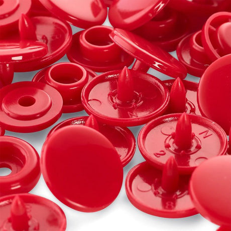 Prym Color Snaps - Red 12.4mm - 30pc
