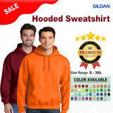Gildan® Hooded Classic Fit Turtle Neck Long Sleeve Sweatshirt