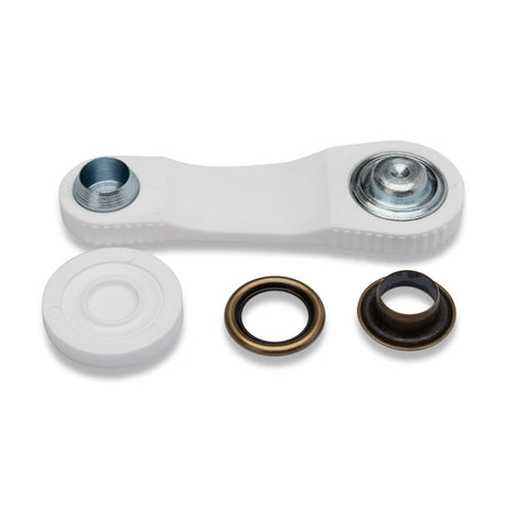 Prym Eyelets with Washers with Tools - Antique Brass 11mm - 15pc