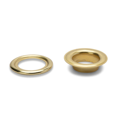 Prym Eyelets with Washers and Tools - Gold 14mm - 10pc