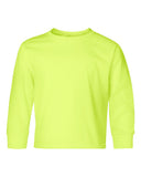 JERZEES® Dri-Power Youth Long Sleeve Crewneck T-Shirt
